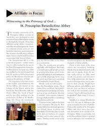 St. Procopius Abbey Affiliate in Focus